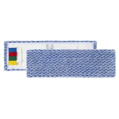 Pockets system Microsafe flat mop, 40cm blue